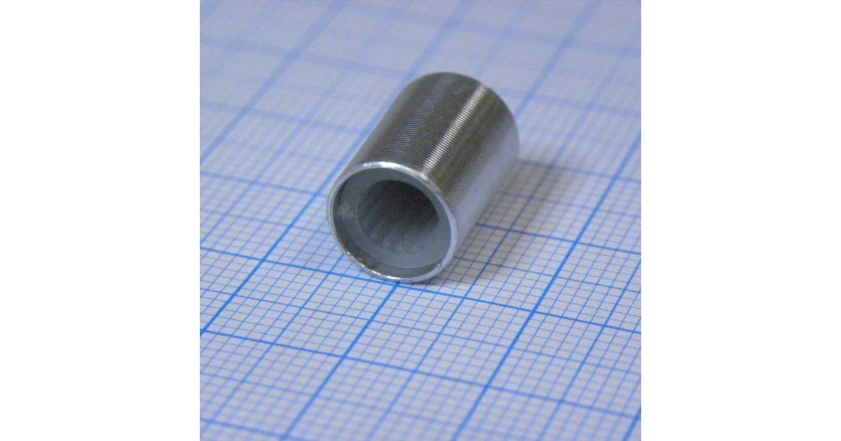 Купить Ручка 10x10BL серебр. насечка, d=6mm RUICHI оптом в Москве