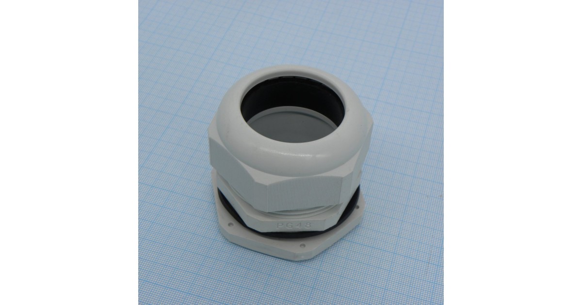 Купить Кабельный ввод PG-48 серый YCD оптом в Москве