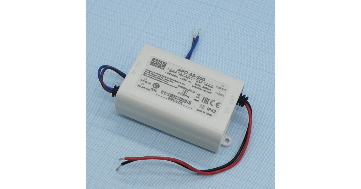 Купить APC-35-500 Mean Well оптом в Москве