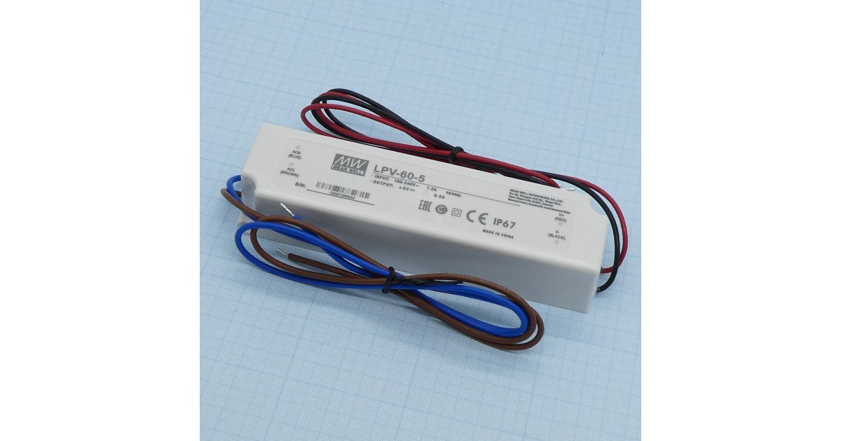 Купить LPV-60-5 Mean Well оптом в Москве