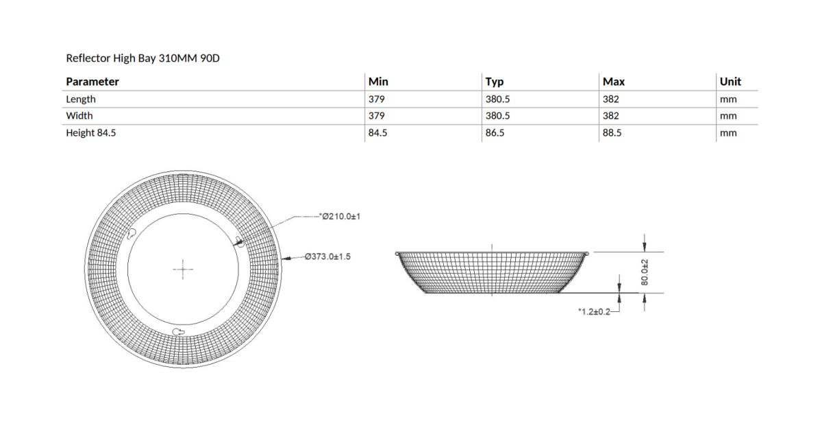 Купить Reflector High Bay 310mm 60D Philips Electronics оптом в Москве