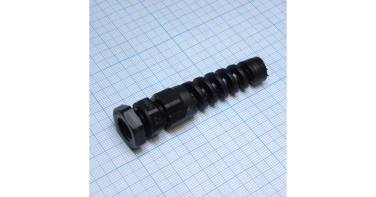 Купить Кабельный ввод MGB12-P-6B черный RUICHI оптом в Москве