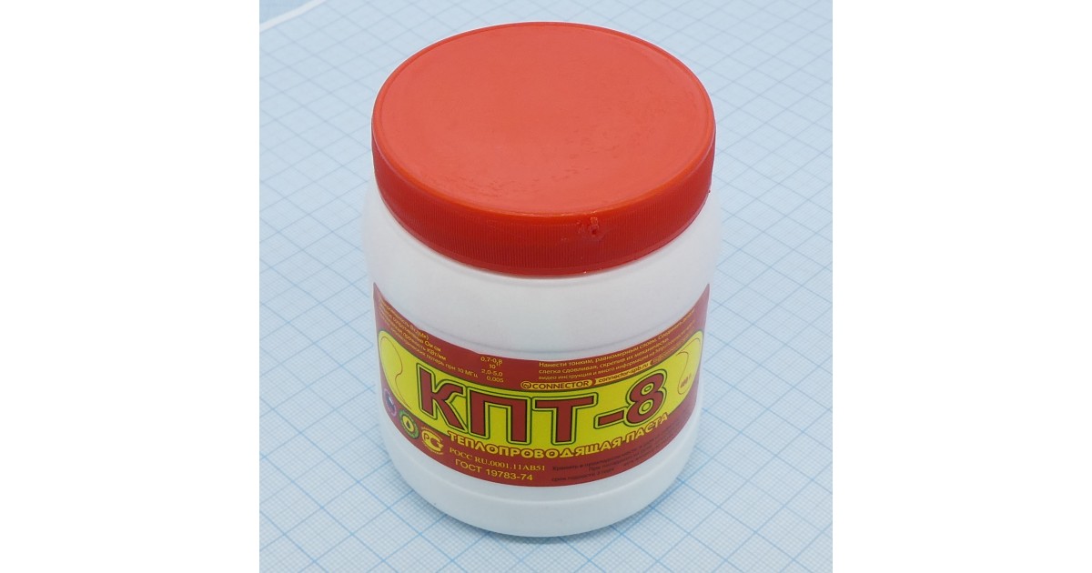 Купить Паста  теплопроводная КПТ-8  400гр. ТехКон оптом в Москве