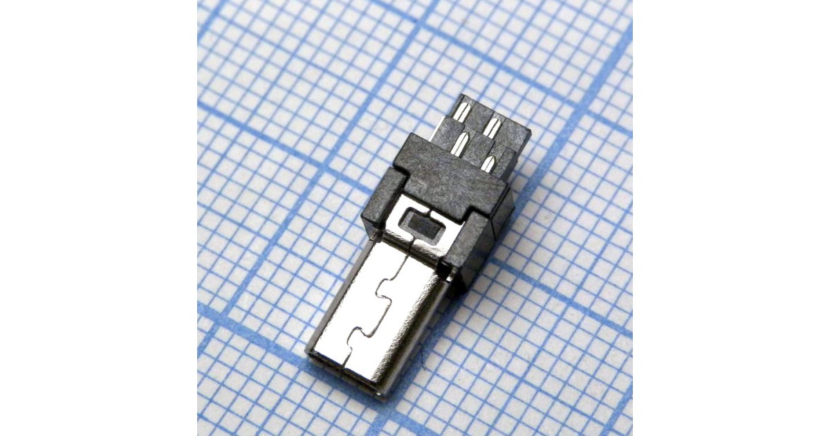 Купить miniUSB A B-07 на кабель CZT оптом в Москве