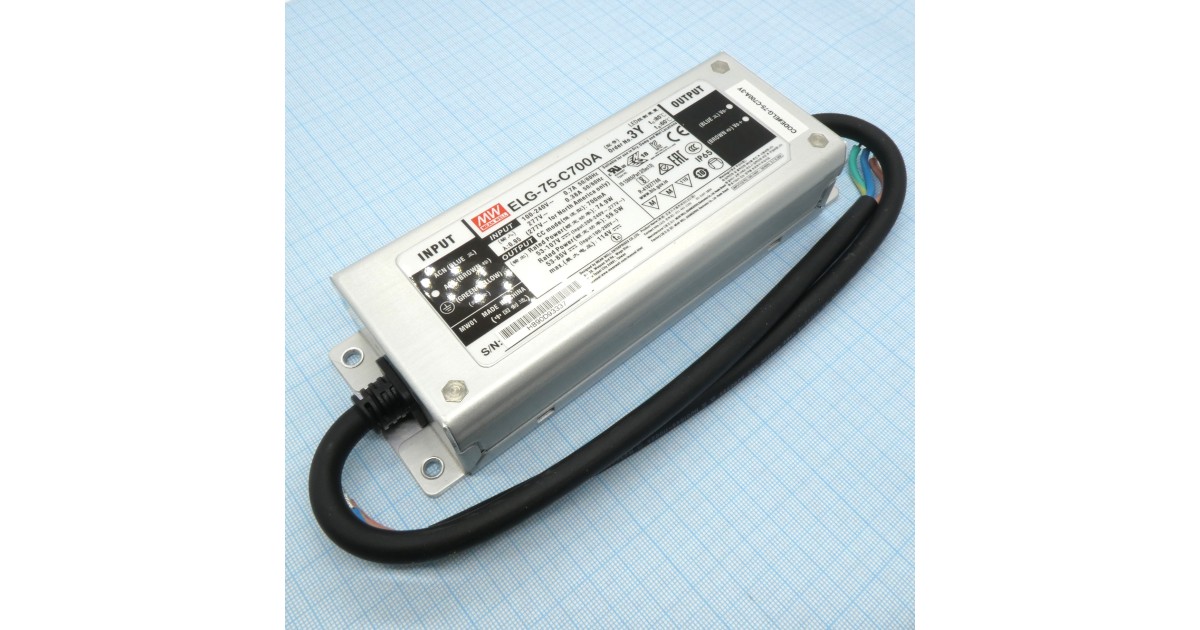 Купить ELG-75-C700A-3Y Mean Well оптом в Москве