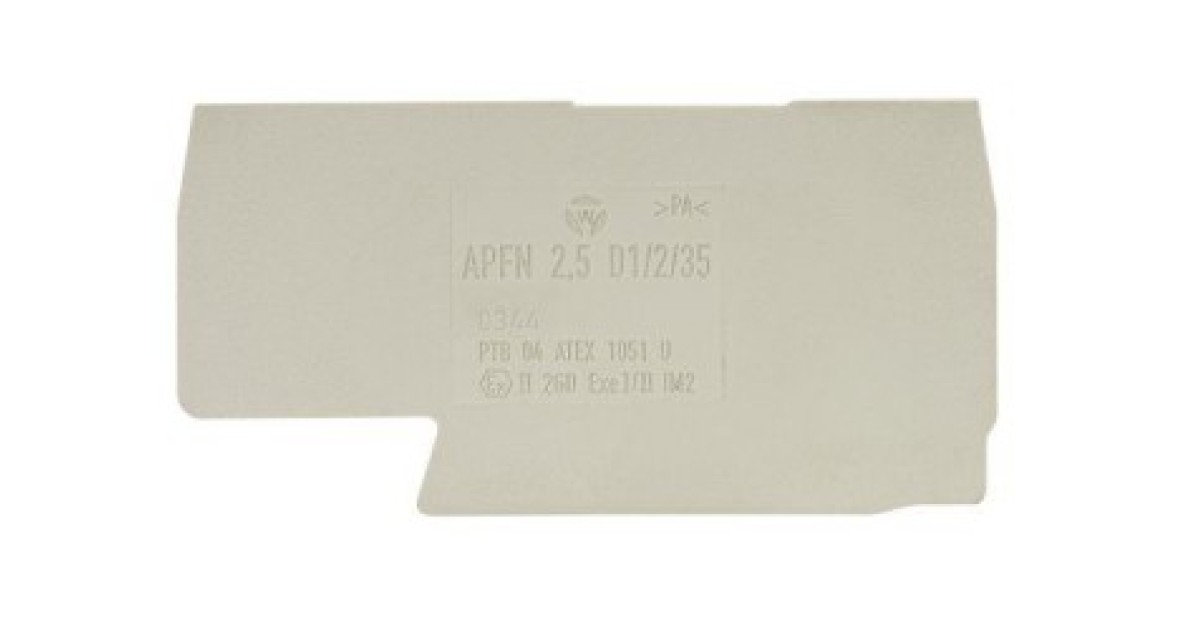 Купить Крышка боковая APFN 2,5 D1/2 GR Wieland Electric оптом в Москве