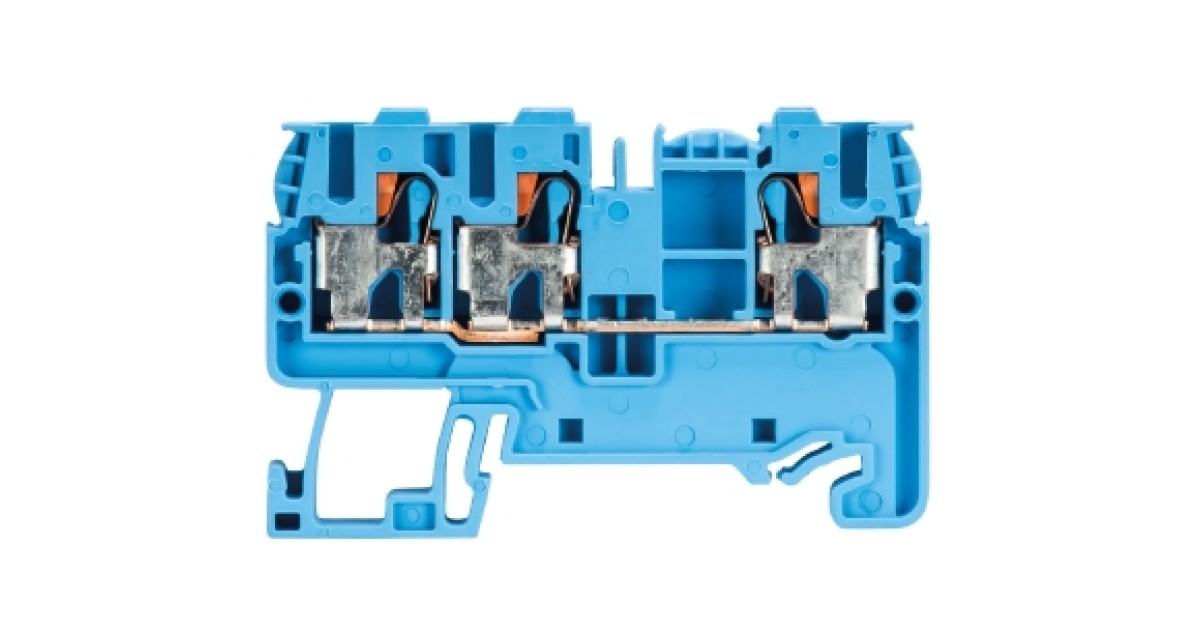 Купить Проходная клемма WTP 2,5/4 D1/2 BL Wieland Electric оптом в Москве
