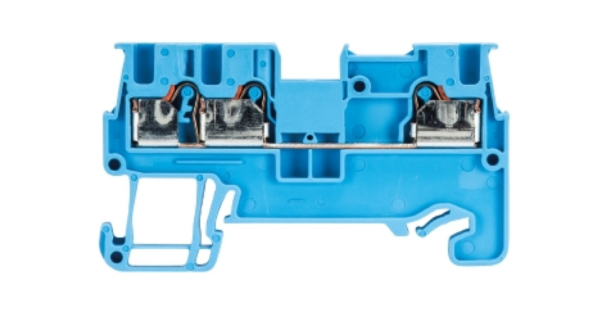 Купить Проходная клемма WTP 1,5 D1/2 BL Wieland Electric оптом в Москве