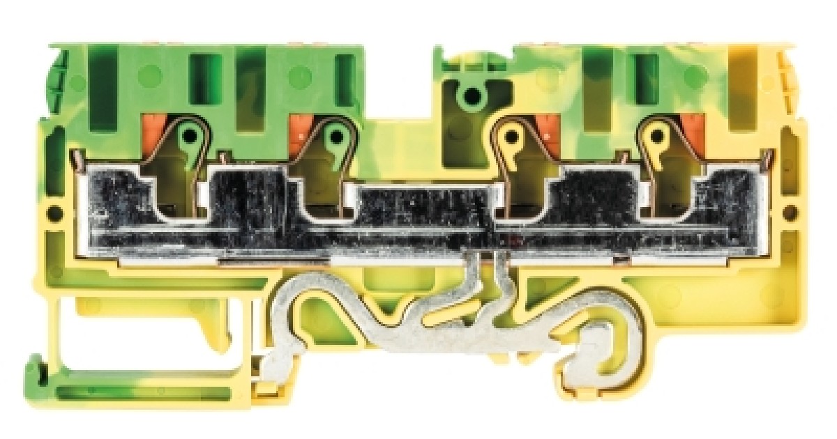 Купить Заземляющая клемма WTP 6/10 D2/2 PE Wieland Electric оптом в Москве