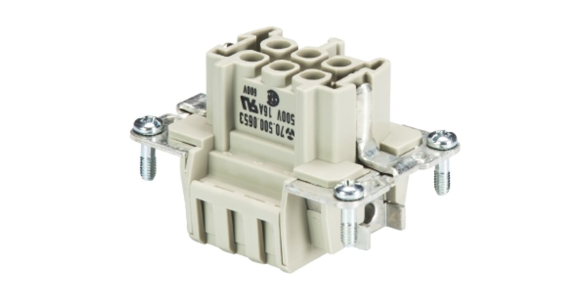 Купить Розеточная контактная вставка 70.500.0653.0 Wieland Electric оптом в Москве