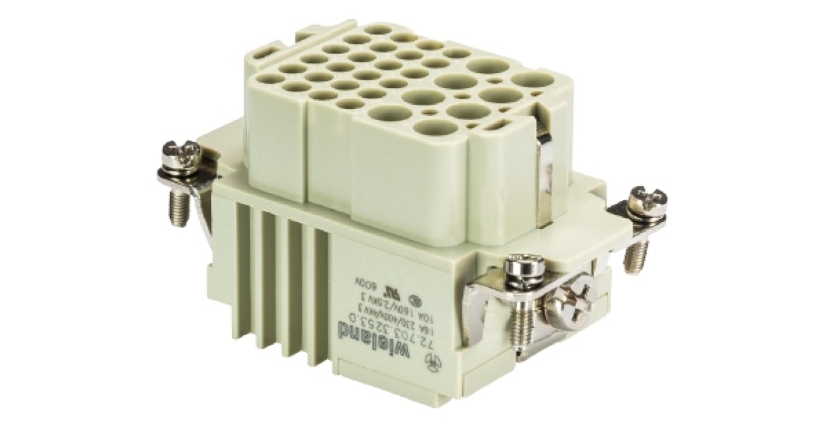 Купить Розеточная контактная вставка 72.703.3253.0 Wieland Electric оптом в Москве