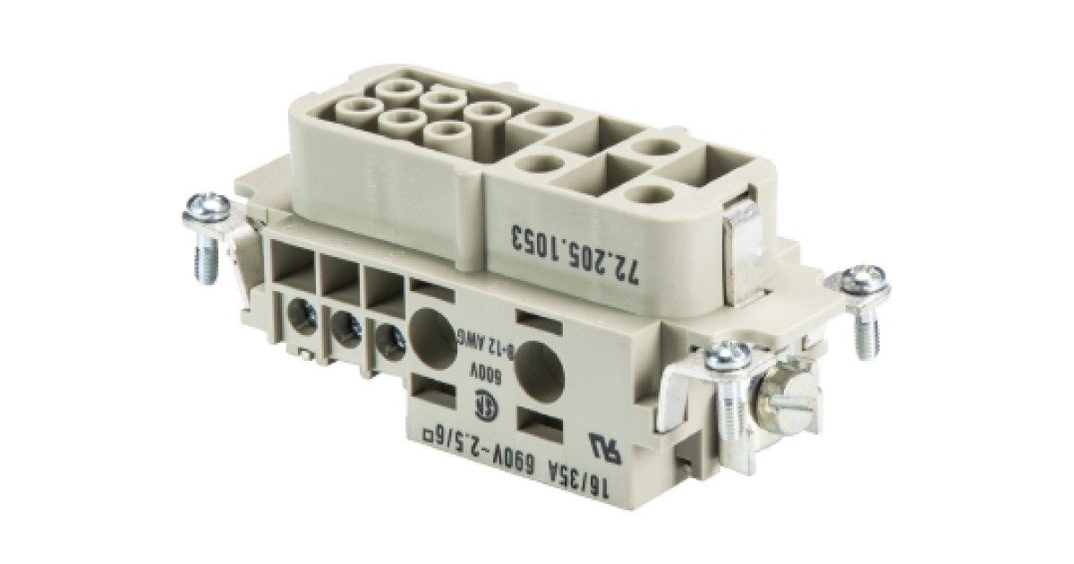 Купить Розеточная контактная вставка 72.205.1053.0 Wieland Electric оптом в Москве