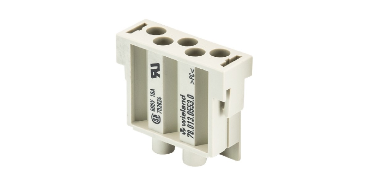 Купить Вилочная контактная вставка 78.013.0553.0 Wieland Electric оптом в Москве