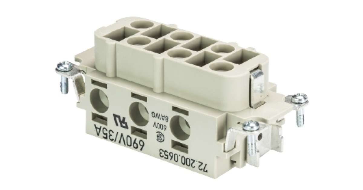 Купить Розеточная контактная вставка 72.200.0653.0 Wieland Electric оптом в Москве