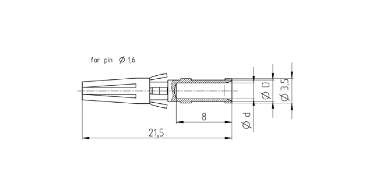 Купить Розеточный обжимной контакт (Ag) 02.126.5400.8 Wieland Electric оптом в Москве