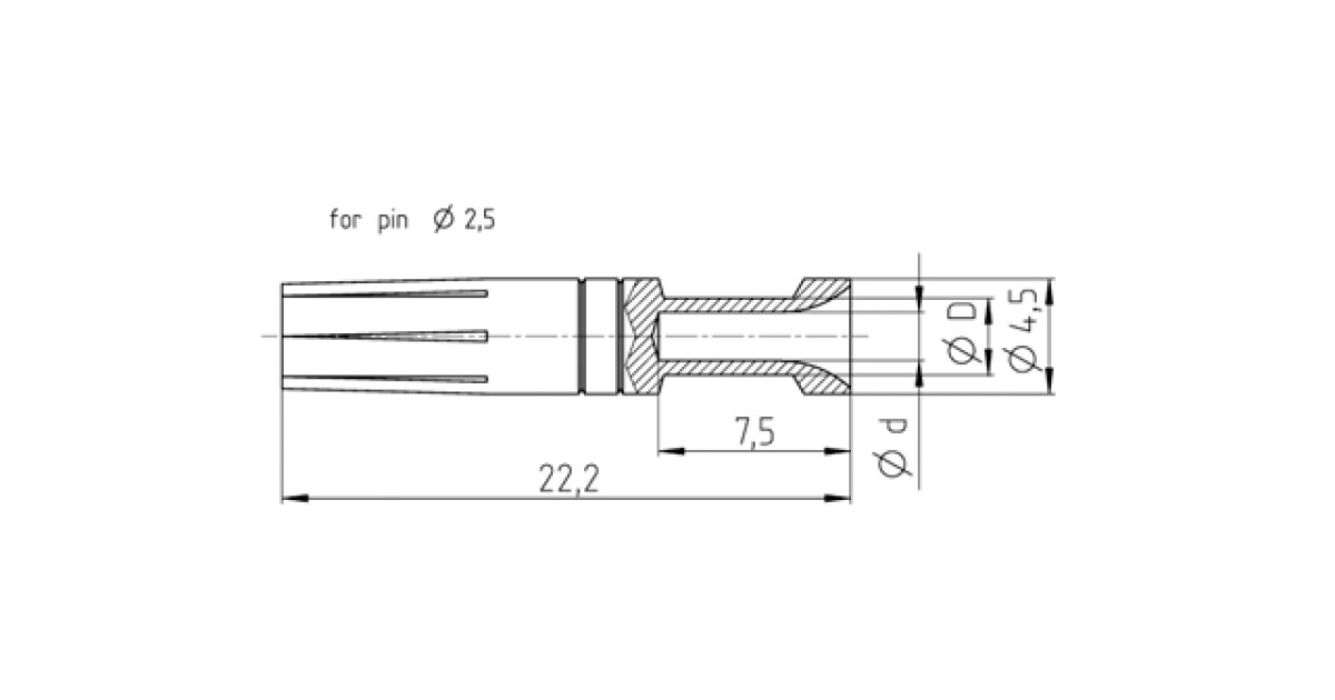 Купить Розеточный обжимной контакт (Ag) 02.126.6500.8 Wieland Electric оптом в Москве