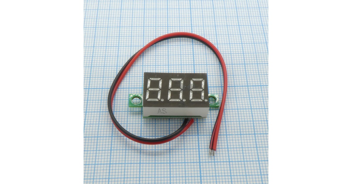 Купить Вольтметр встраиваемый AMK-M13 (5-30В) . оптом в Москве