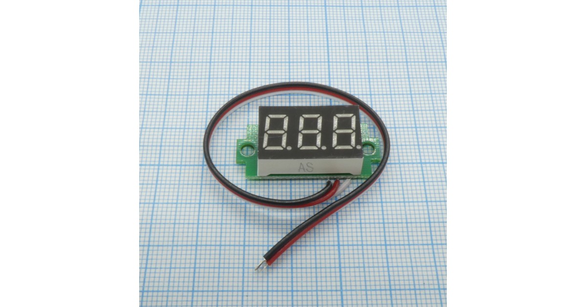 Купить Вольтметр встраиваемый AMK-M24 (0-100В) . оптом в Москве