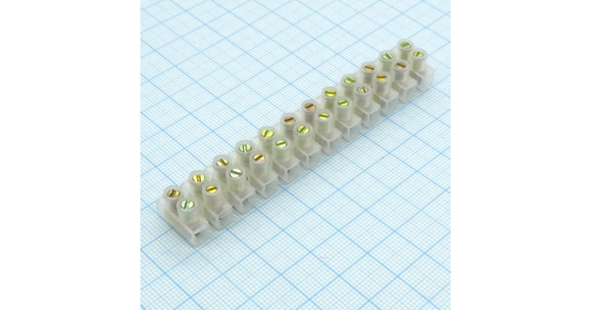 Купить Колодка клеммная PA12-3A-4mm U-Type RUICHI оптом в Москве