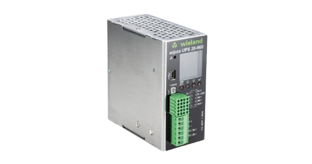 Купить Блок питания WIPOS UPS 20-960 USV-DC Wieland Electric оптом в Москве
