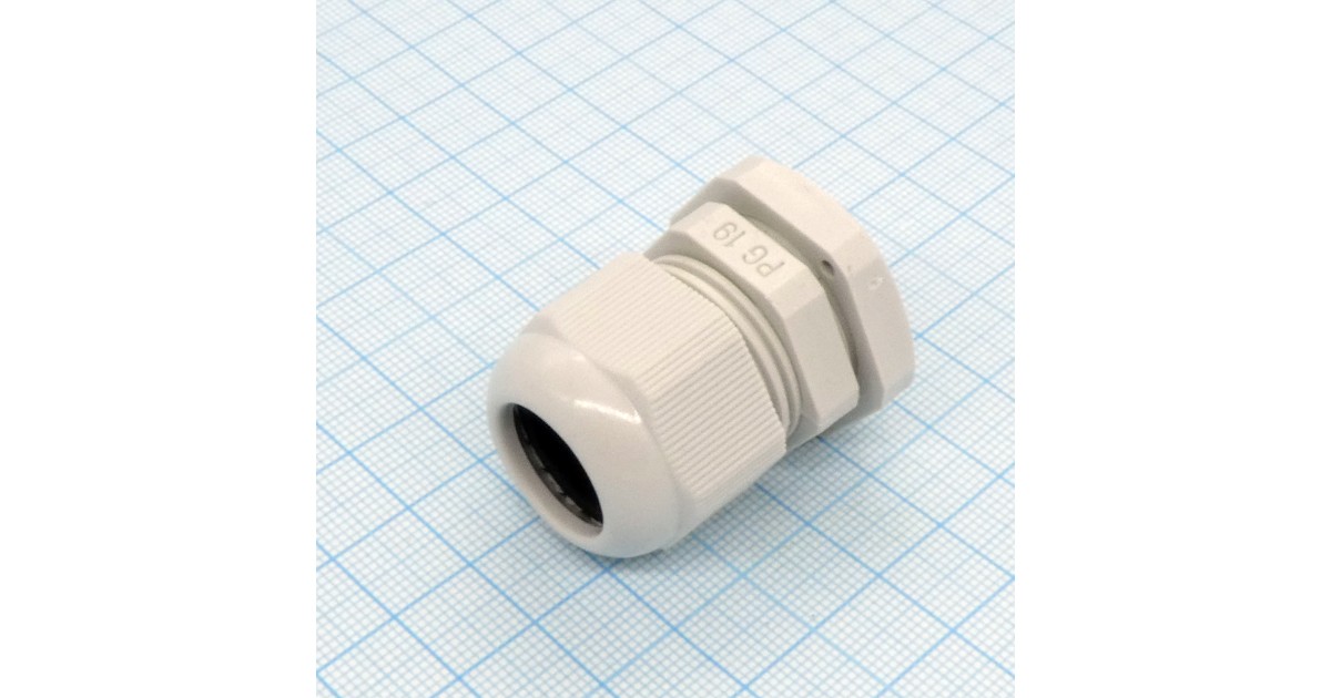 Купить Кабельный ввод PG-19 серый GL оптом в Москве