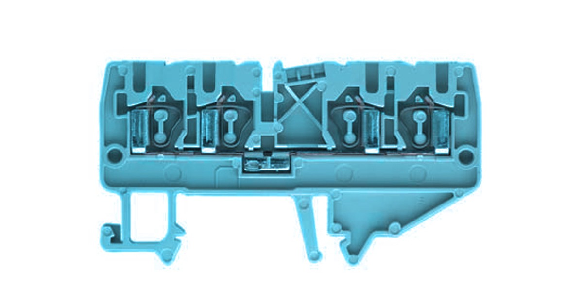 Купить Проходная клемма WKF 2.5 D2/2/35 BL Wieland Electric оптом в Москве