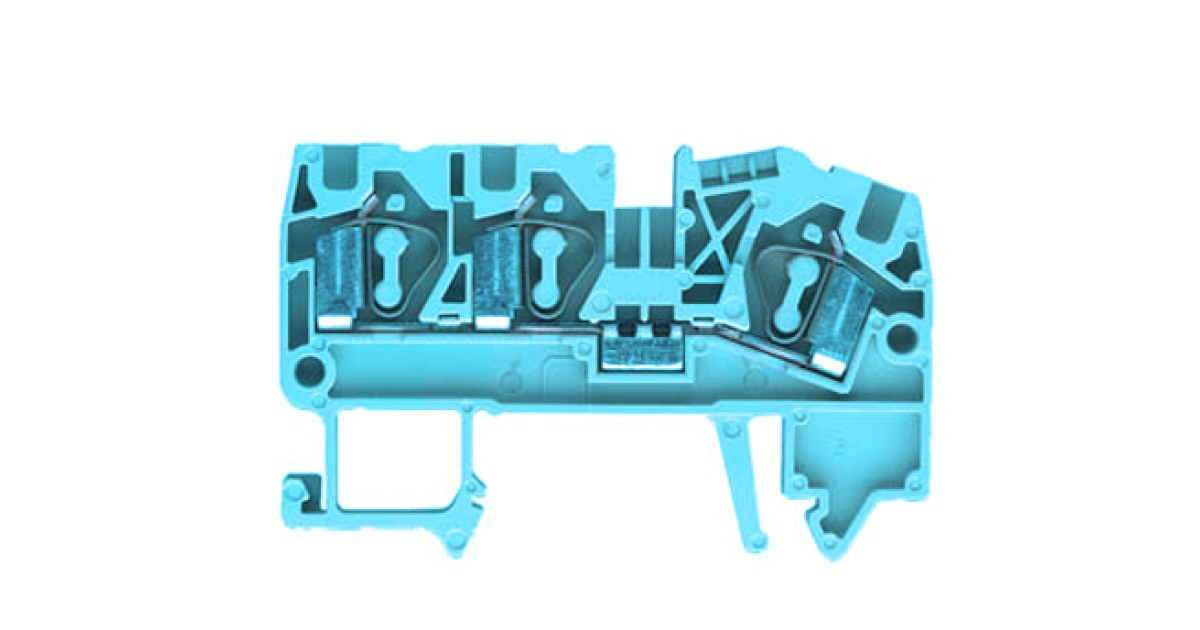 Купить Проходная клемма WKF 4 D1/2/35 BL Wieland Electric оптом в Москве