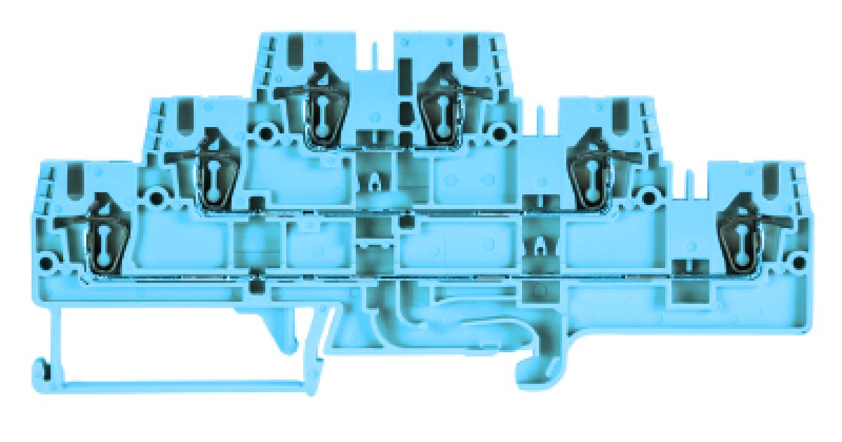 Купить Этажная клемма WKFN 2,5 E3/35 BL Wieland Electric оптом в Москве