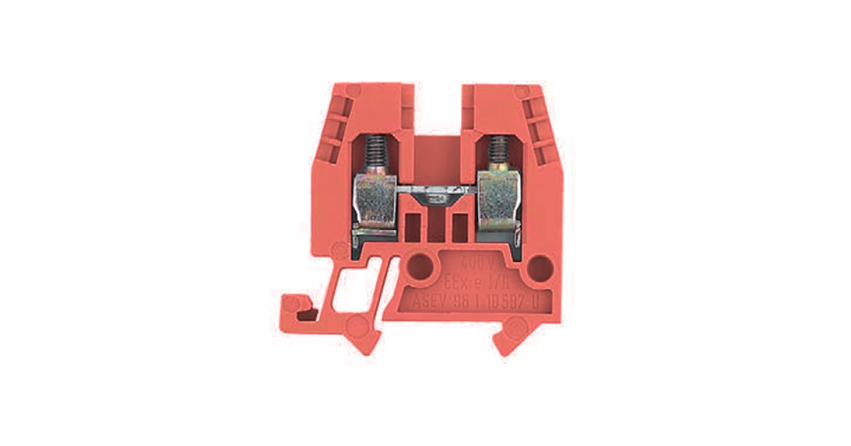 Купить Проходная клемма WKM 2.5/15 Red Wieland Electric оптом в Москве