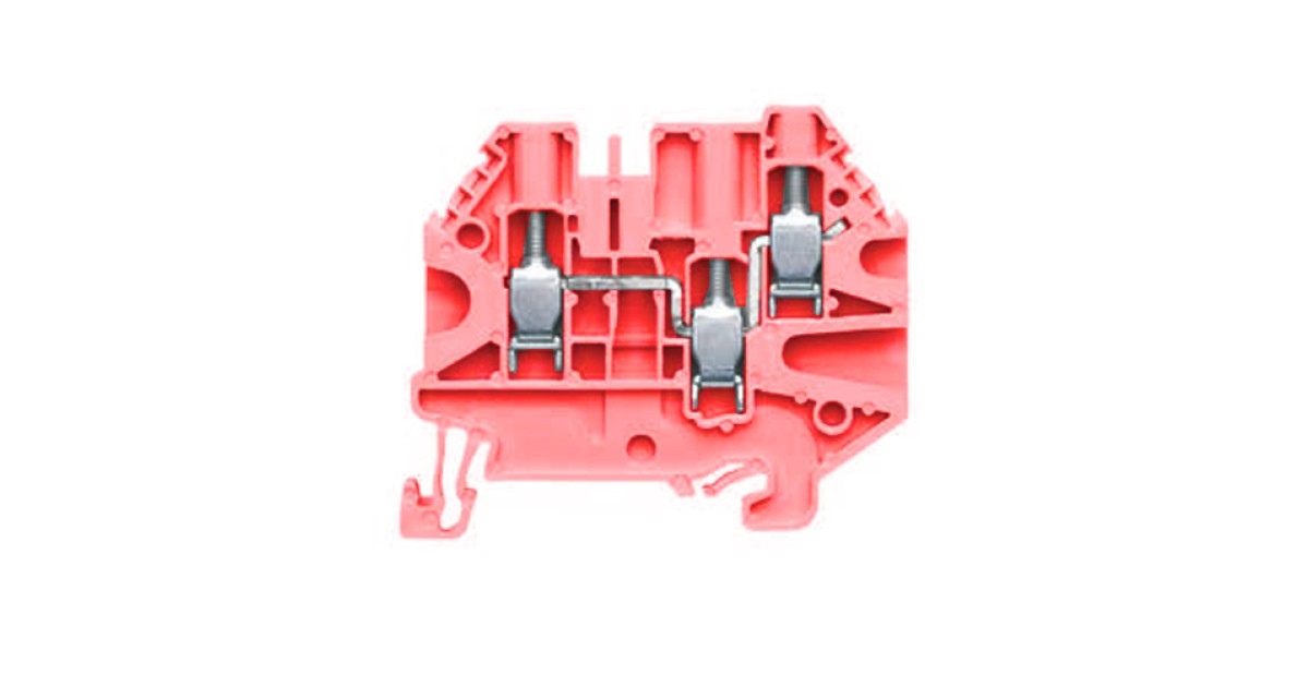 Купить Проходная клемма WT 4 D1/2 RED Wieland Electric оптом в Москве