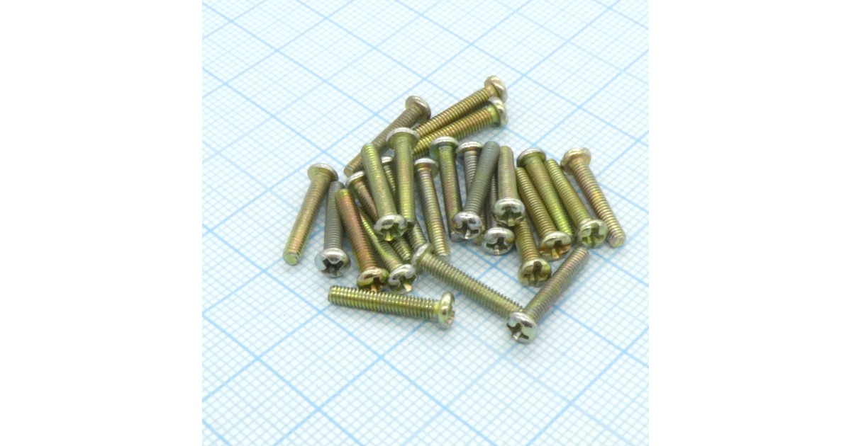 Купить Винт М2.5х14 (50шт.) п/к (крест) Россия оптом в Москве