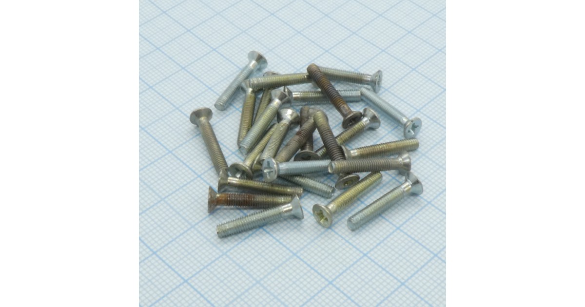 Купить Винт М3.0х18 (50шт.) п/т (крест) Россия оптом в Москве