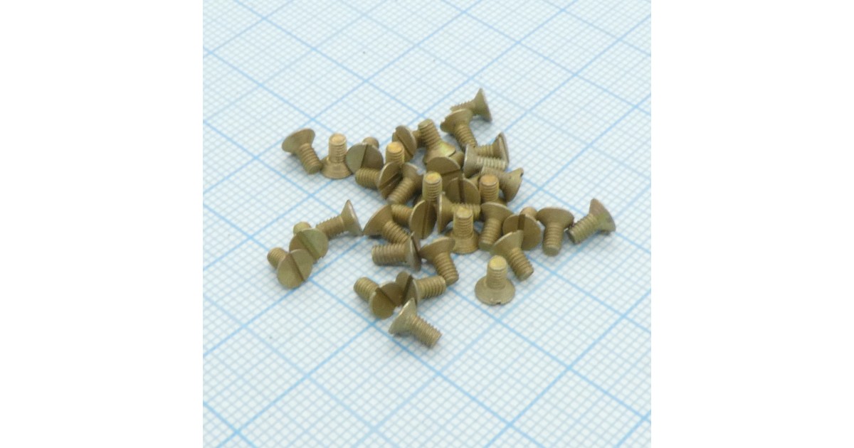 Купить Винт М2.5х 5 (70шт.) п/т (шлиц) Россия оптом в Москве