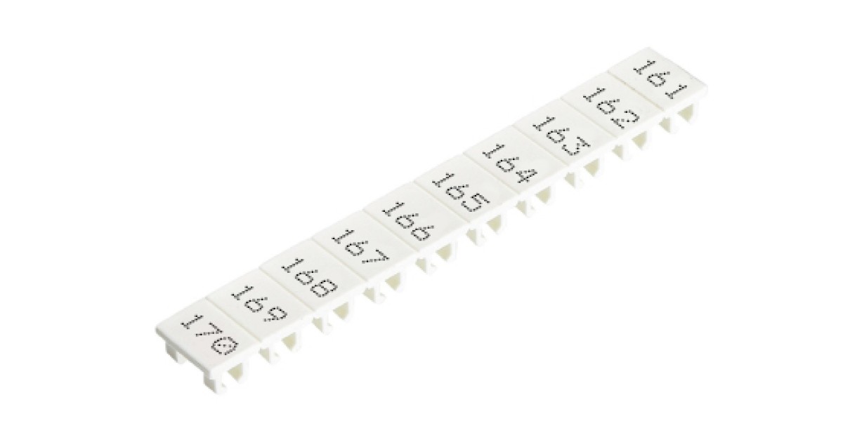 Купить Шильдик 9705A/6/10 B  161-170 Wieland Electric оптом в Москве