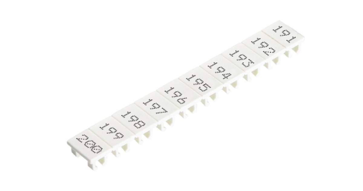 Купить Шильдик 9705A/6/10 B  191-200 Wieland Electric оптом в Москве