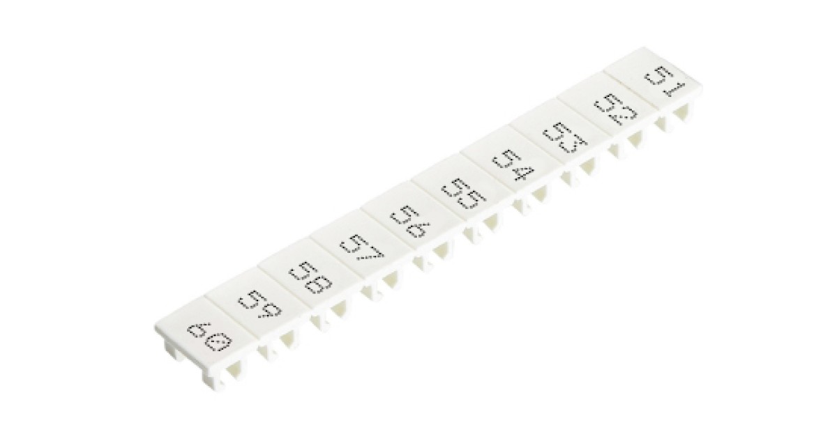 Купить Шильдик 9705A/5/10 B  51-60 Wieland Electric оптом в Москве