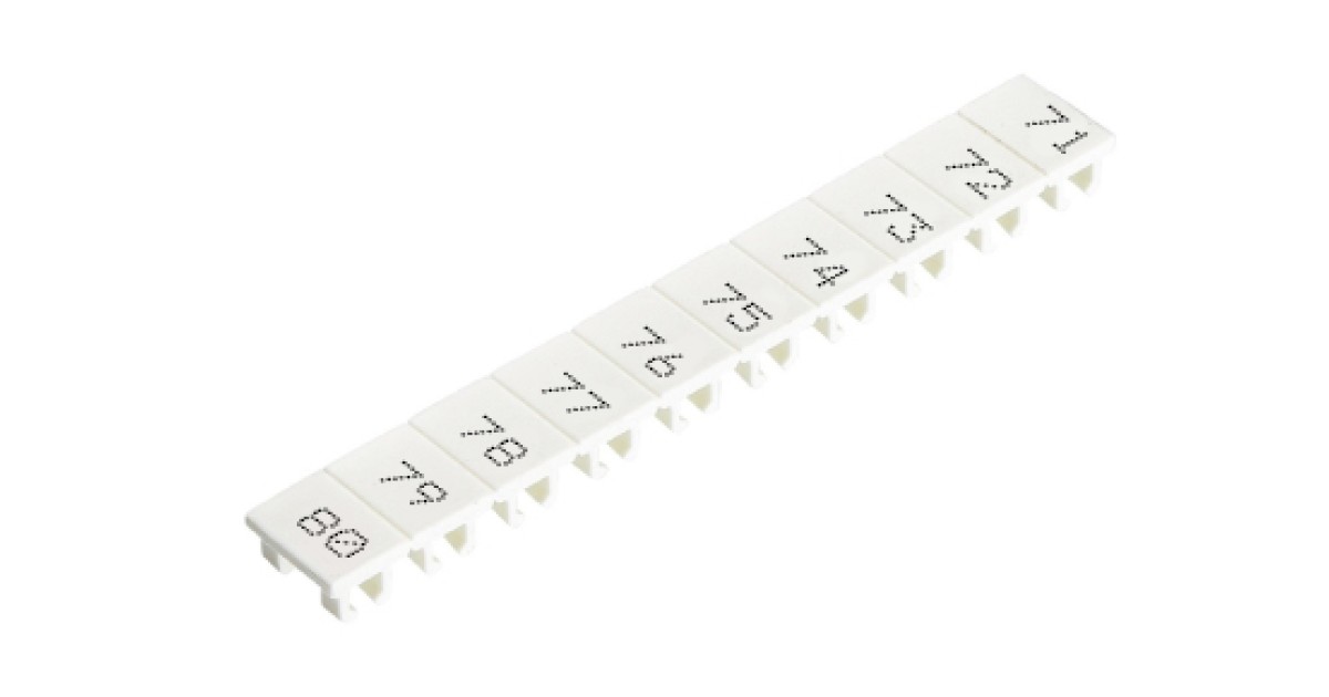 Купить Шильдик 9705A/6/10 B  71-80 Wieland Electric оптом в Москве