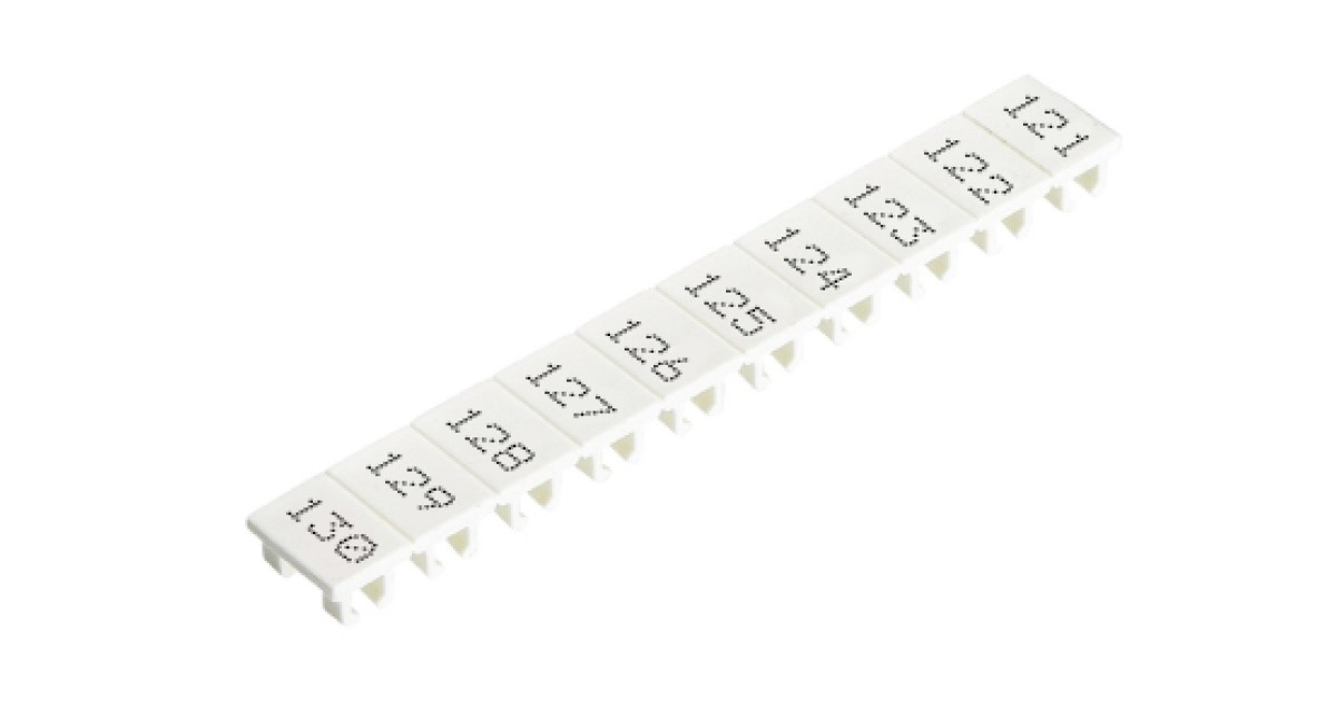 Купить Шильдик 9705A/6/10 B  121-130 Wieland Electric оптом в Москве