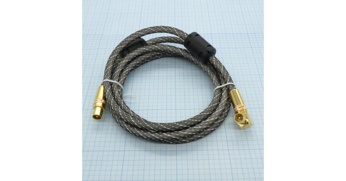 Купить Шнур ТВ шт. - ТВ шт. 1.8м. угловой SUOER оптом в Москве