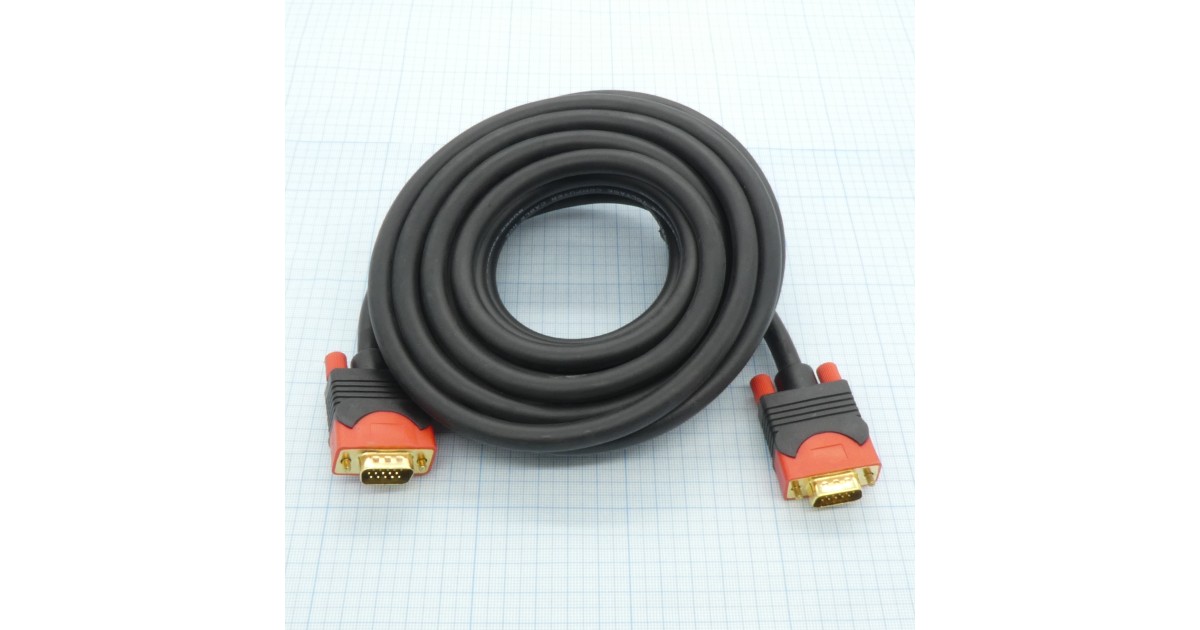 Купить Шнур VGA - VGA    (5.0м) SUOER оптом в Москве