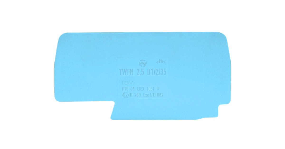Купить Разделитльная пластина TWFN 2,5 D1/2 BL Wieland Electric оптом в Москве