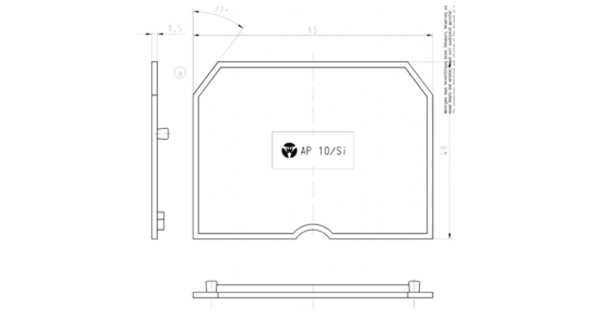 Купить Крышка боковая AP 10/SI Wieland Electric оптом в Москве