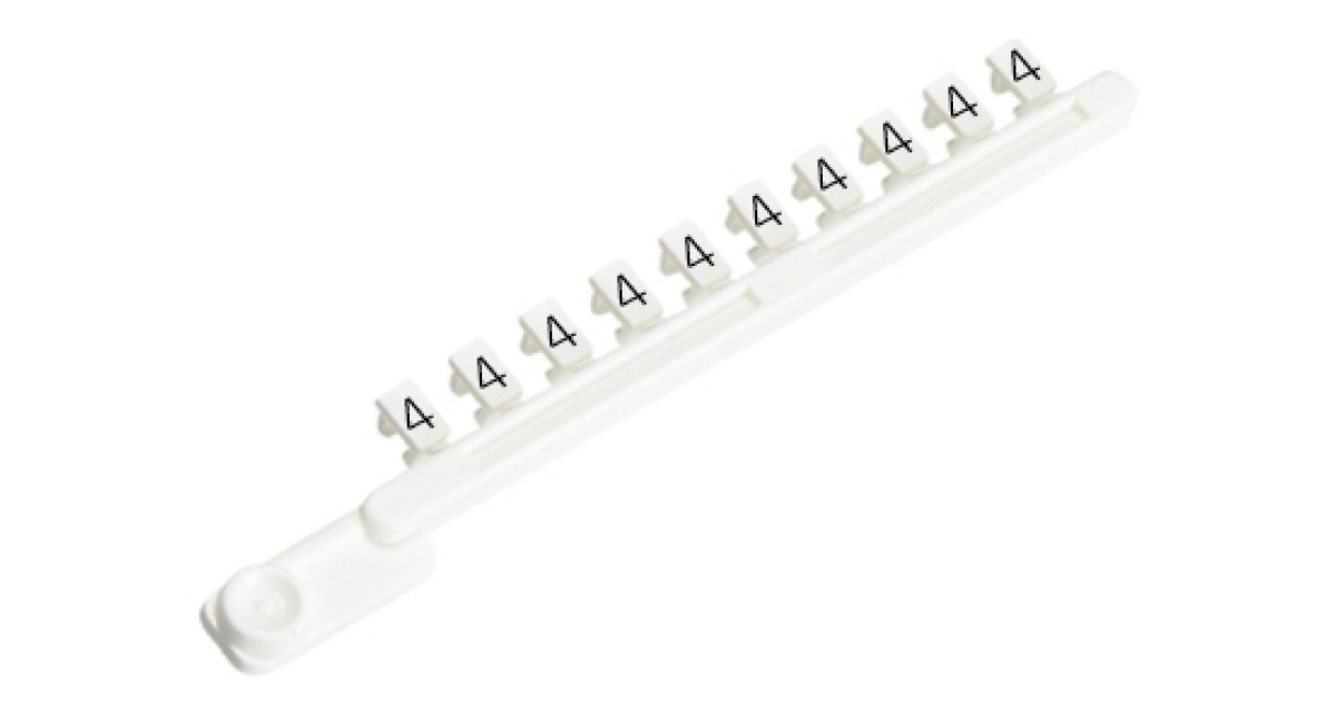 Купить Гребенка с шильдиками 9704 A/4 B Wieland Electric оптом в Москве