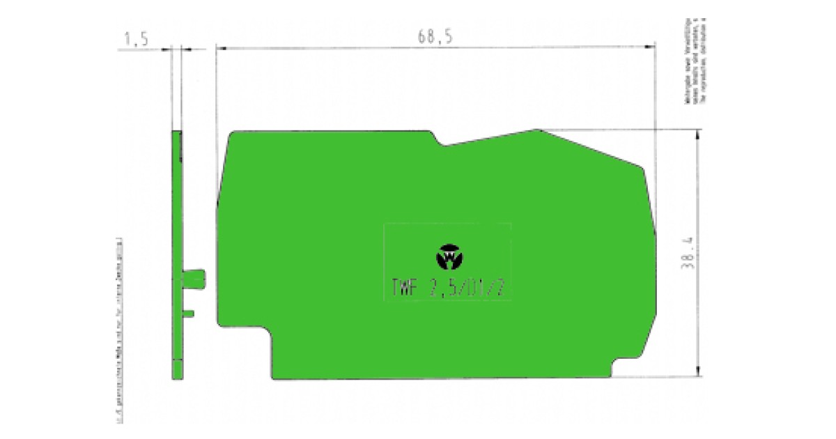 Купить Крышка боковая APF 2,5/D 2/2 GRUN Wieland Electric оптом в Москве