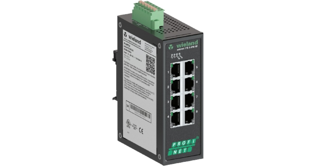 Купить Коммутатор WIENET FS 8-PN-W Wieland Electric оптом в Москве