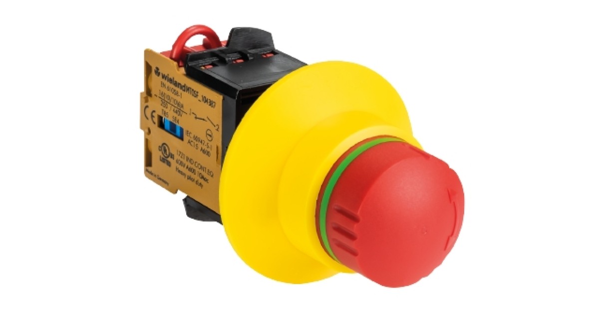 Купить Кнопка аварийного откл. SNH 1122 Wieland Electric оптом в Москве
