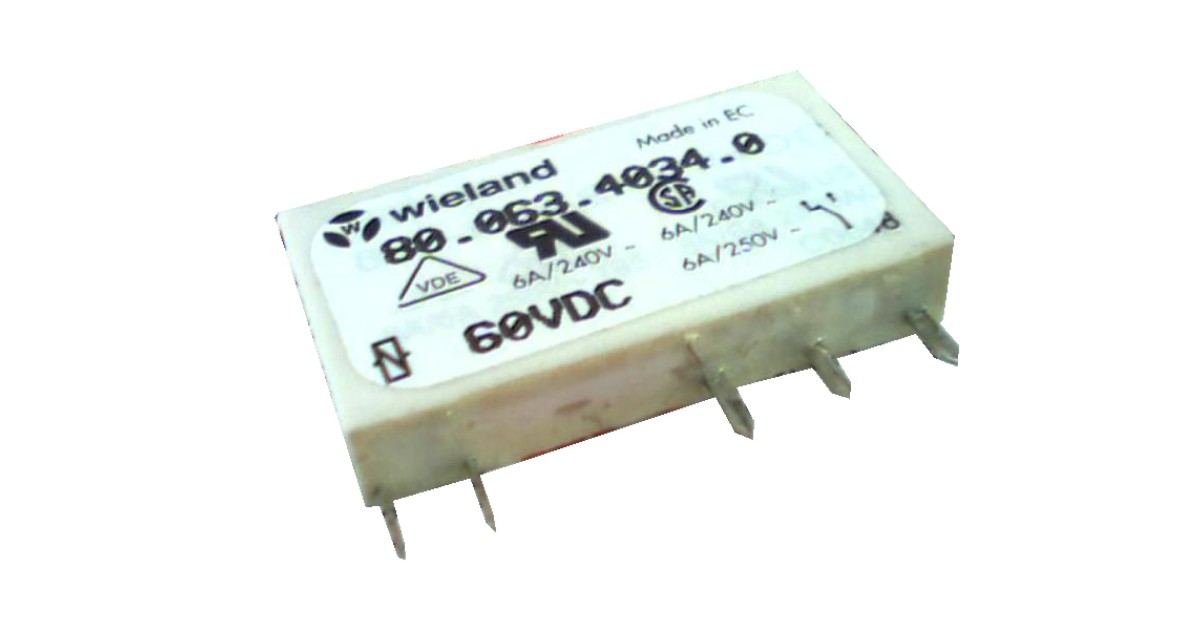 Купить Реле в колодку 60VDC6A Wieland Electric оптом в Москве