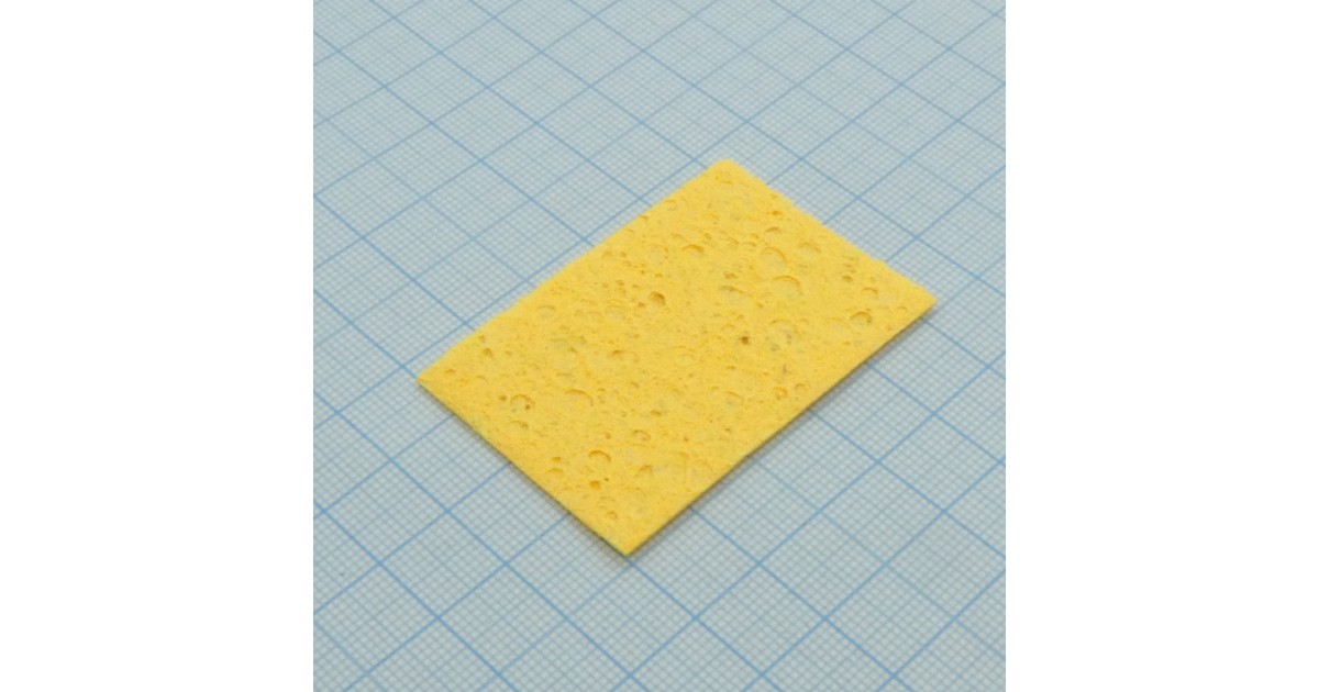 Купить Губка для очистки жала паяльника 50х36мм . оптом в Москве
