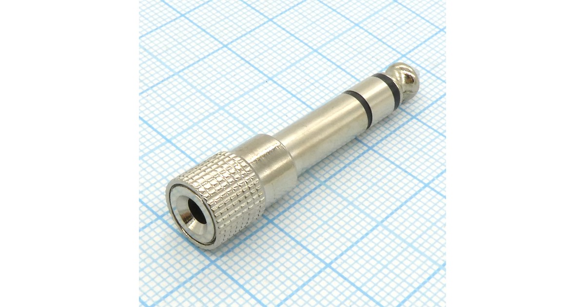 Купить AD TRS штекер 6,3 -  TRS гнездо 3,5 мет . оптом в Москве