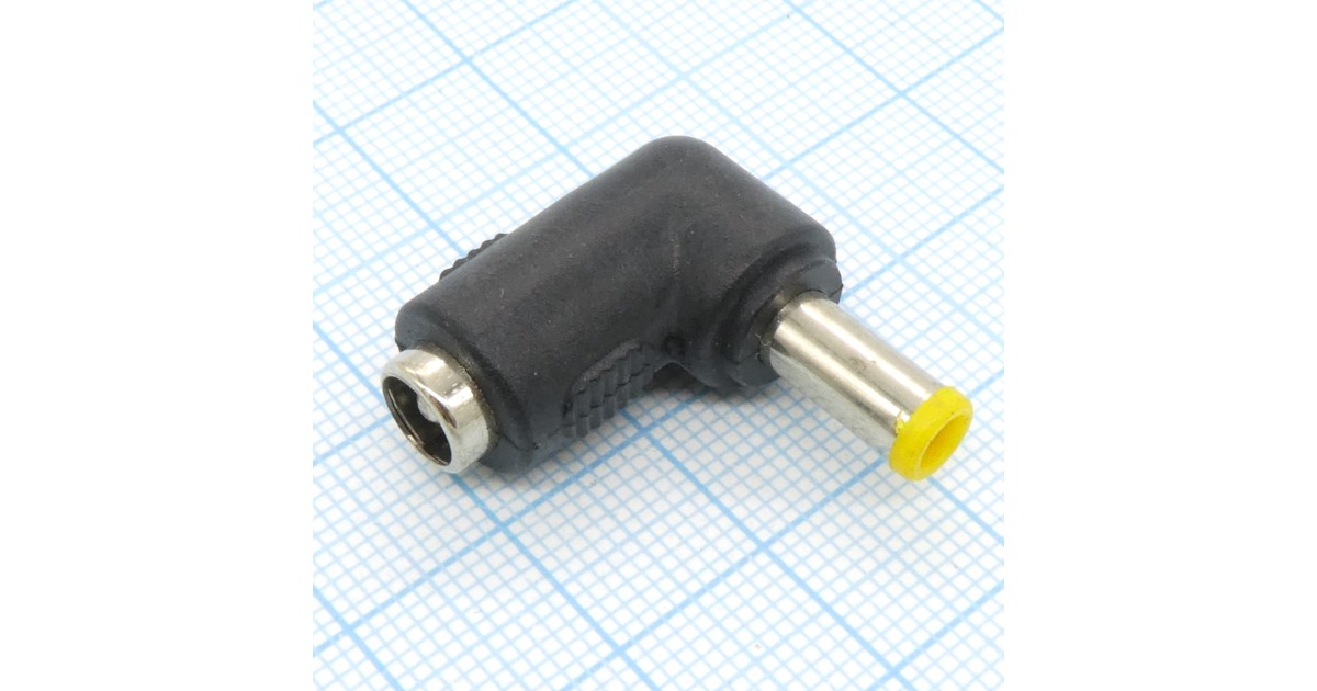 Купить AD гн 5.5*2.1 - шт 5.0*1.0pin угловой . оптом в Москве